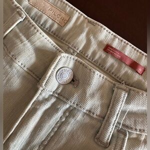 Pilcro Light Blue Antique Wash High Rise Flare Jeans